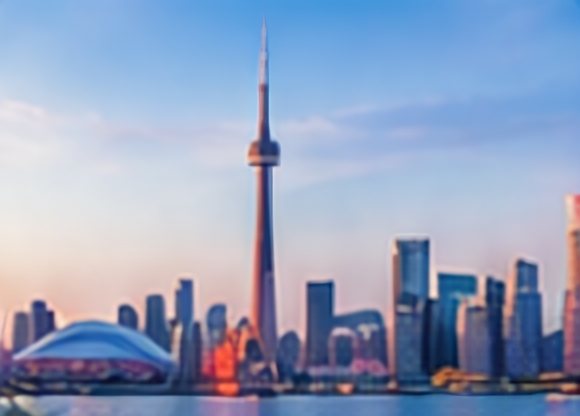 Toronto skyline with CN Tower
