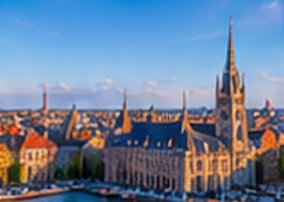 Historic European city centre